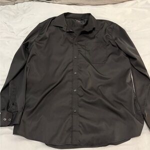Amazon Black Dress Shirt Classic Cotton Blend